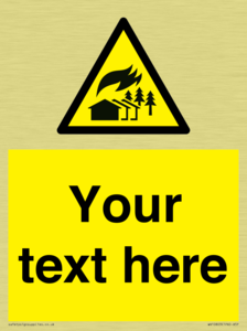 Custom Warning: Large scale fire zone